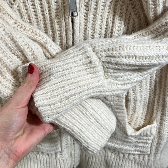 Anthropologie Pilcro Zip-up Longline Cardigan- Size S - Picture 8 of 10